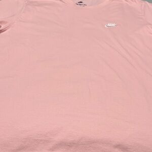 Nike Blush Tee with White Logo